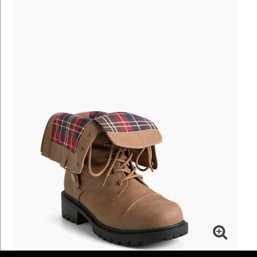 Torrid fold over combat boots